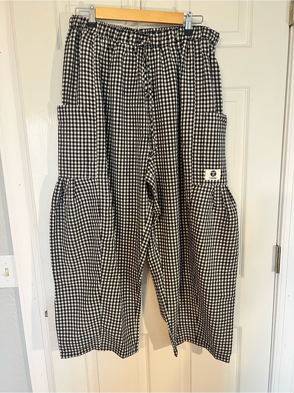 Tarse Linen Blend Palazzo Pants Bundle of 2 Pair Large